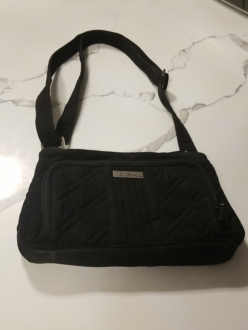 Vera Bradley Black Quilted Crossbody Bag